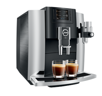 Jura E8 Espresso Machine Chroom